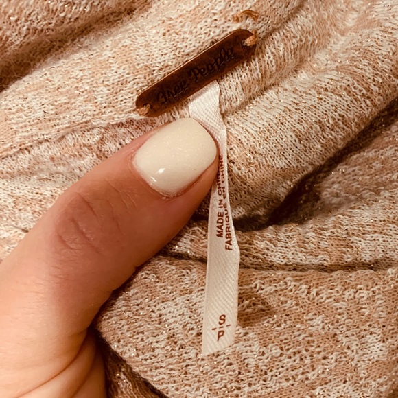 Free People Off Shoulder Sweatshirt - a steal! - Picture 4 of 6